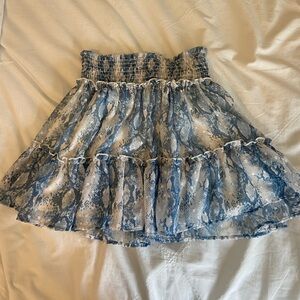 Altard State Blue Snake Skin Skirt